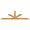 Ekena Millwork Richland Rough Sawn Timber Gable Bracket, Western Red Cedar, 84"W x 24"H x 4"D x 4"F, 7/12 Pitch GBW084X24X0404RIC00RWR - alternate 1